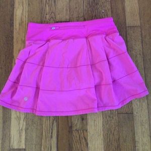 Lululemon pace rival skirt, size 4
